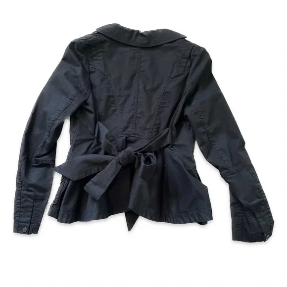 JNBY Black Bow tie Slim-Fit Blazer Brand New, Perfect for Work or Events, Size M - Picture 2 of 6